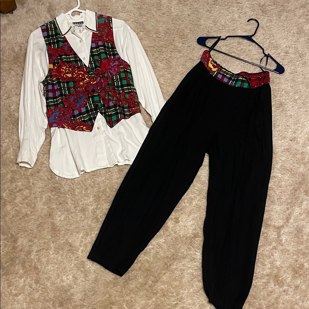 Last chance! Vintage 90’s 3 piece rayon outfit